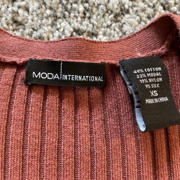 •Moda International• Ribbed Fitted Dress - Picture 6 of 6